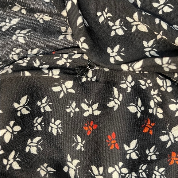 NWT Free people ladylike carbon combo floral black white long sleeve bodysuit M - Picture 13 of 16